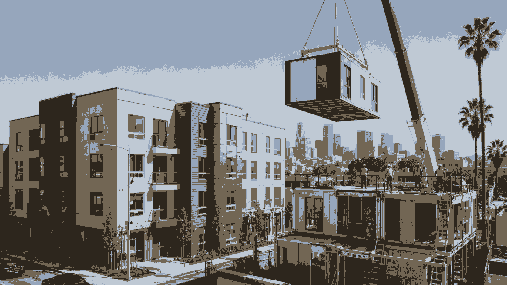 تُظهر مبادرة الإسكان المعياري في لوس أنجلوس التقدم المحرز في توفير الإسكان الميسور التكلفة