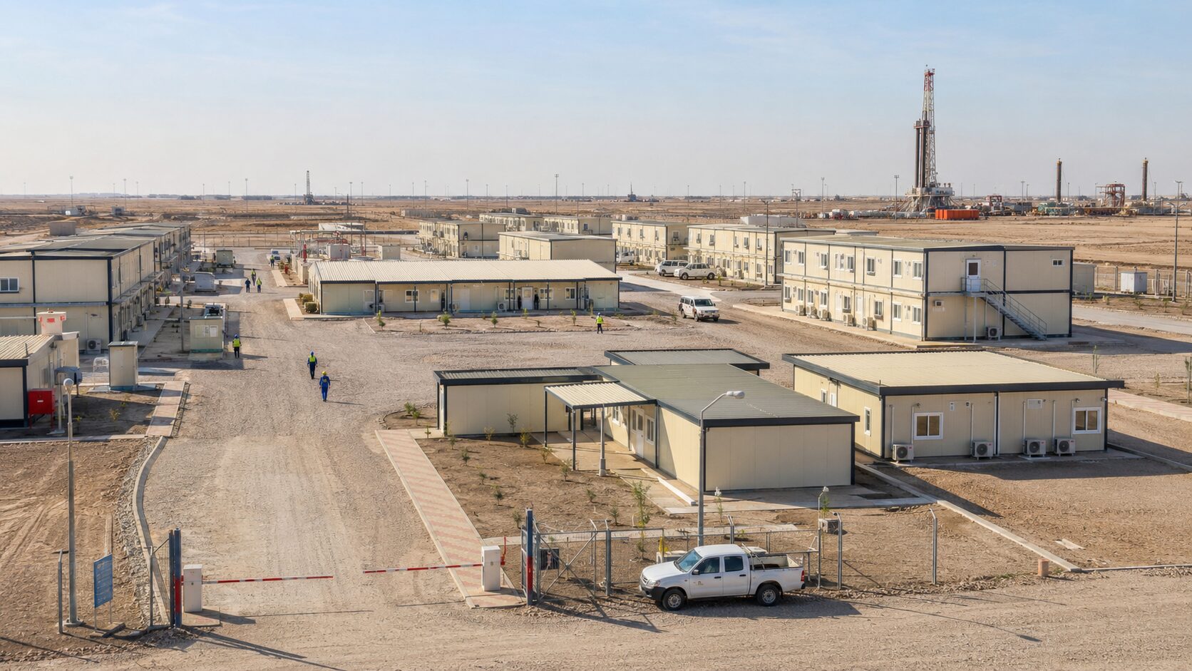 Modular Oilfield Accommodation Camp in Iraq | Oil and Gas Mobile Building Case Study