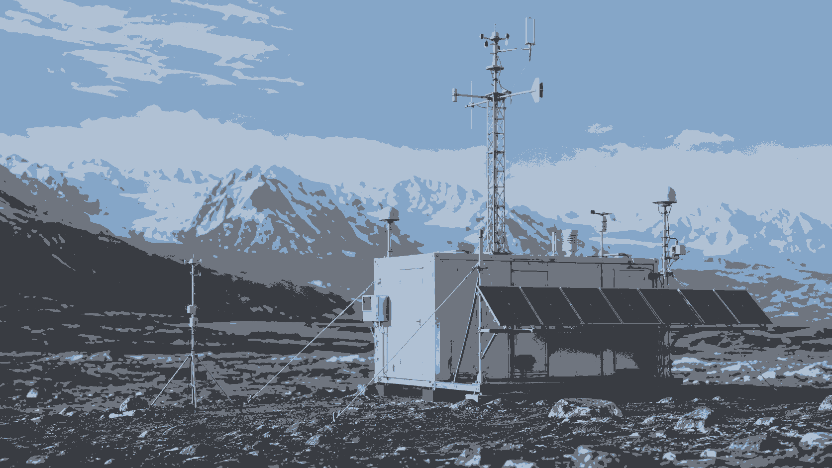 Las estaciones modulares de monitoreo meteorológico permiten un despliegue rápido en áreas remotas