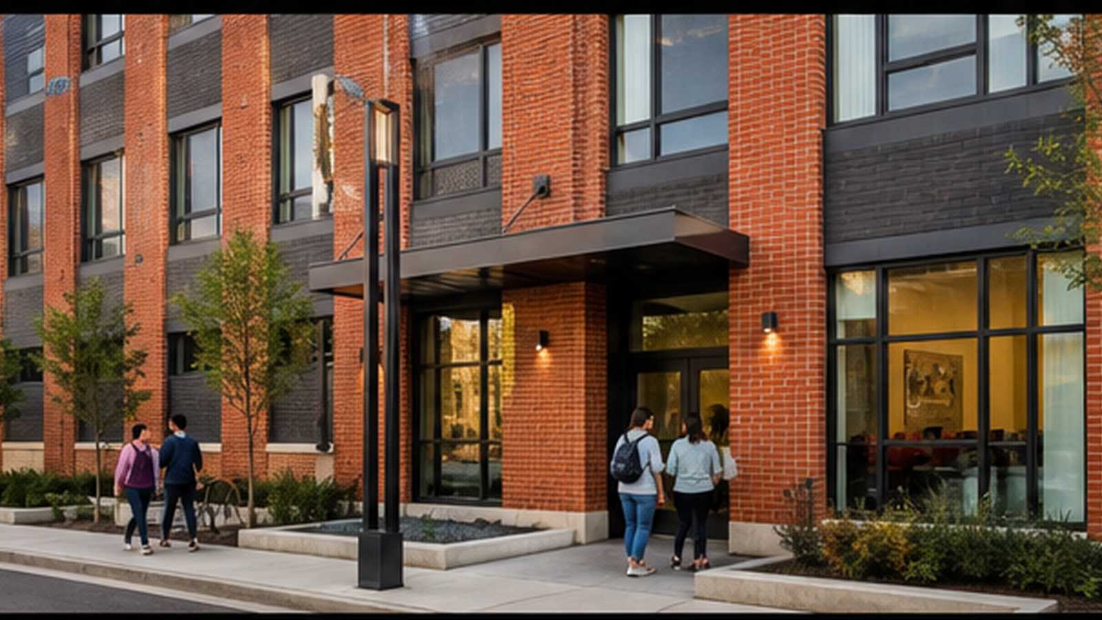 Modular Student Residence and Study Commons
