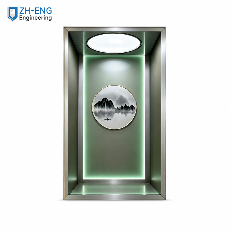 Machine‑Room‑Less (MRL) Villa Passenger Elevator