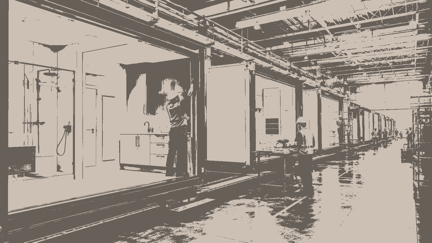 L'aménagement intérieur industrialisé améliore l'efficacité de la construction modulaire