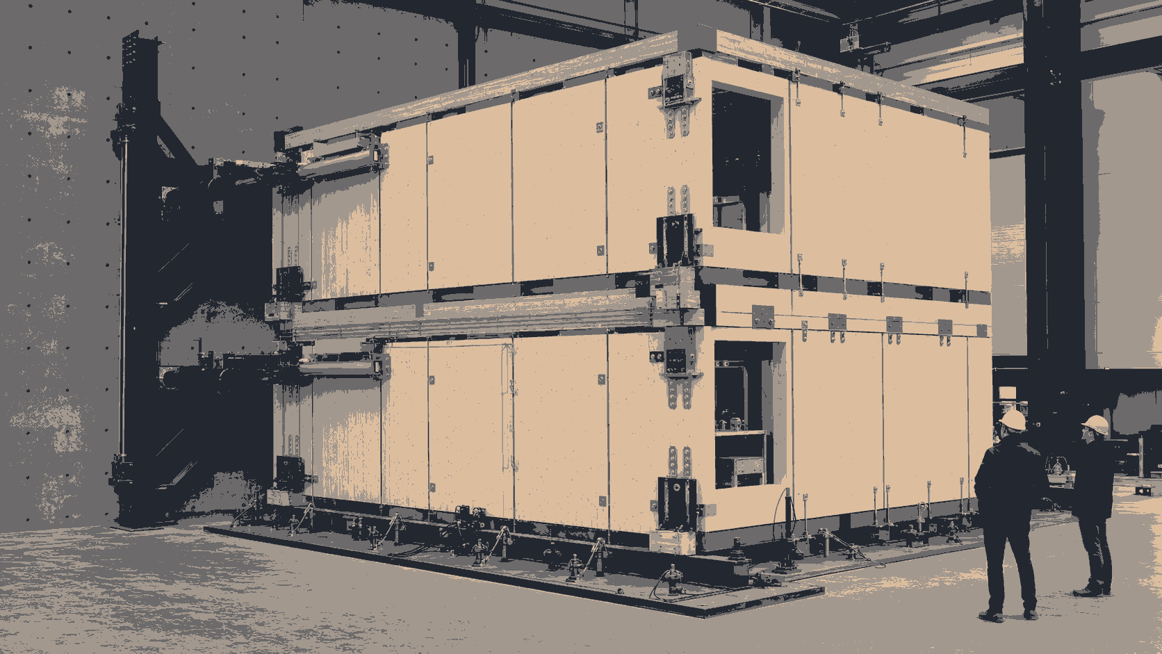 European Researchers Test Reusable CLT Modular Building System for Seismic Performance
