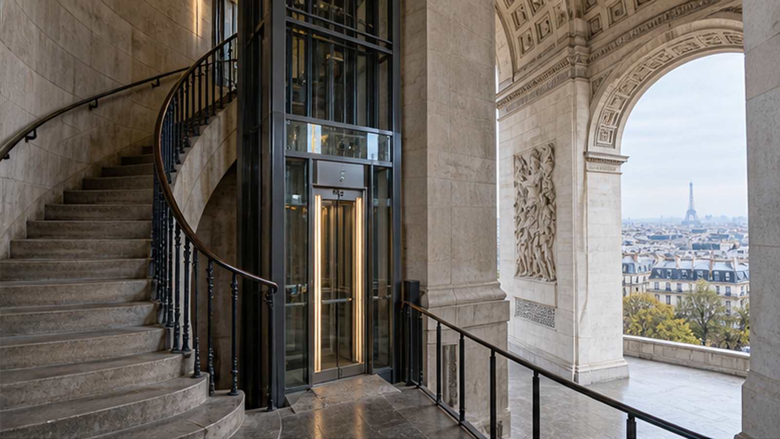 Arc de Triomphe Procurement Targets Main Elevator Modernization