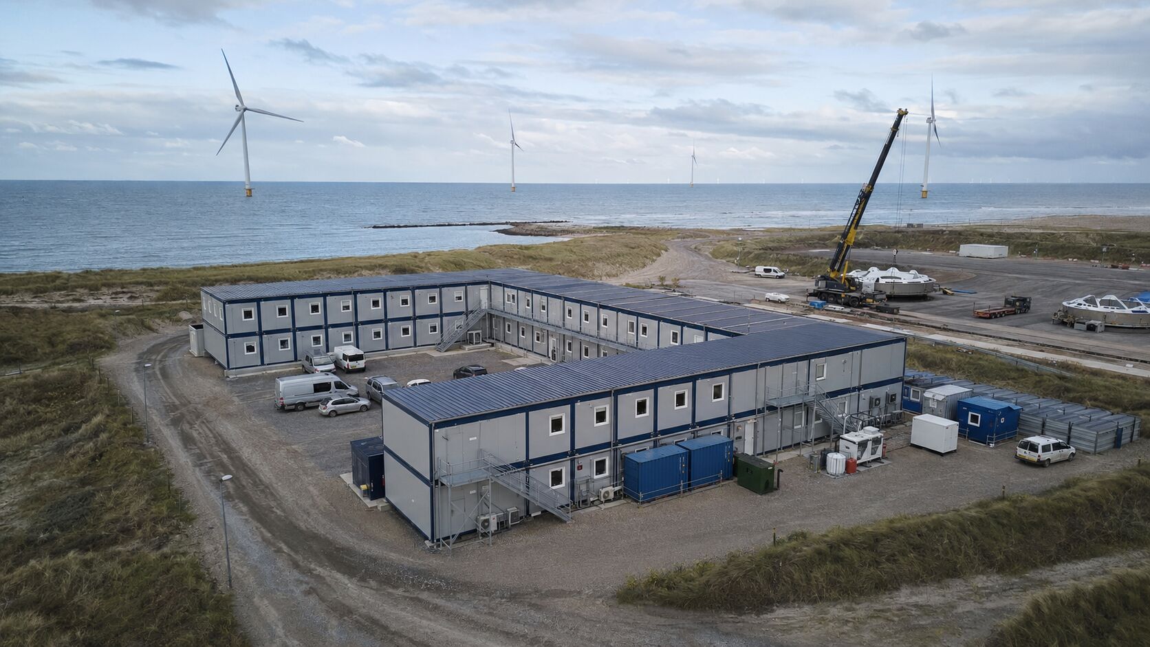 Coastal Wind Farm Modular Building Case Study in Esbjerg, Denmark