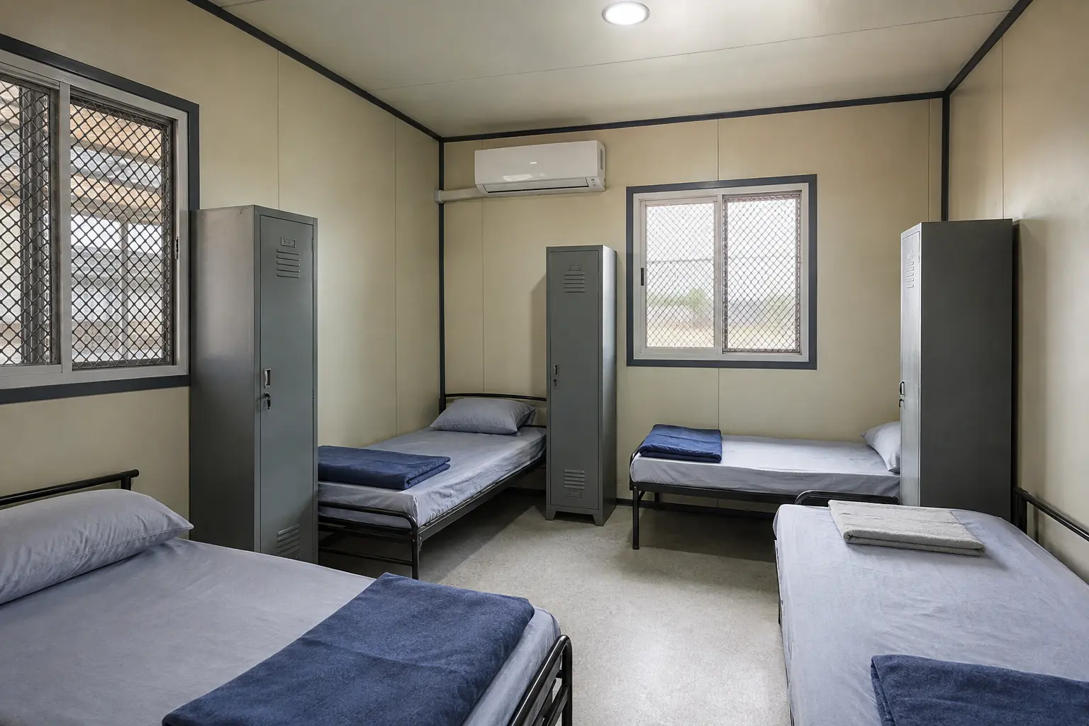 Modular Site Office and Workforce Camp for a Mixed-Use Construction Project in Accra
