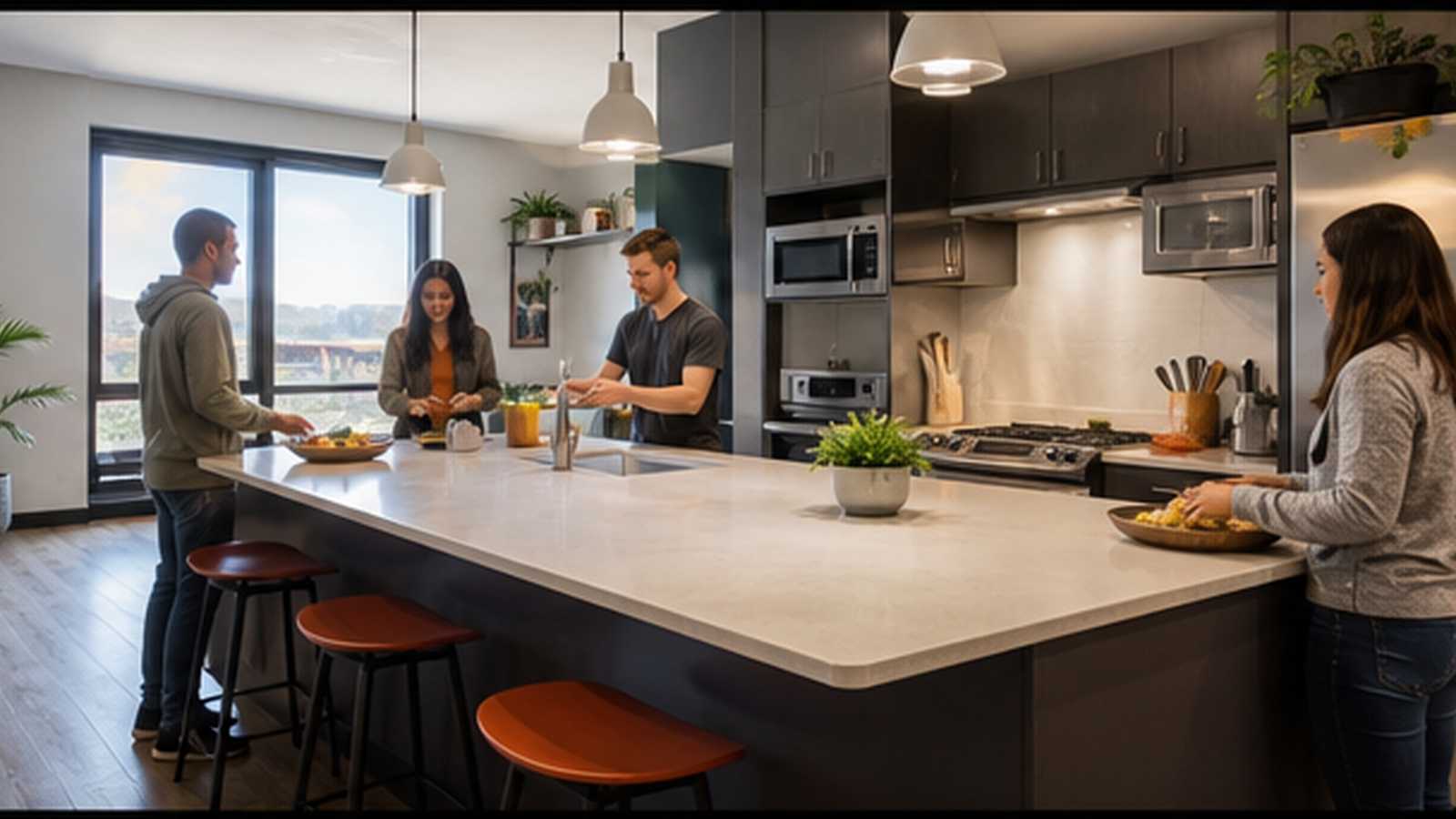 Modular Student Residence and Study Commons