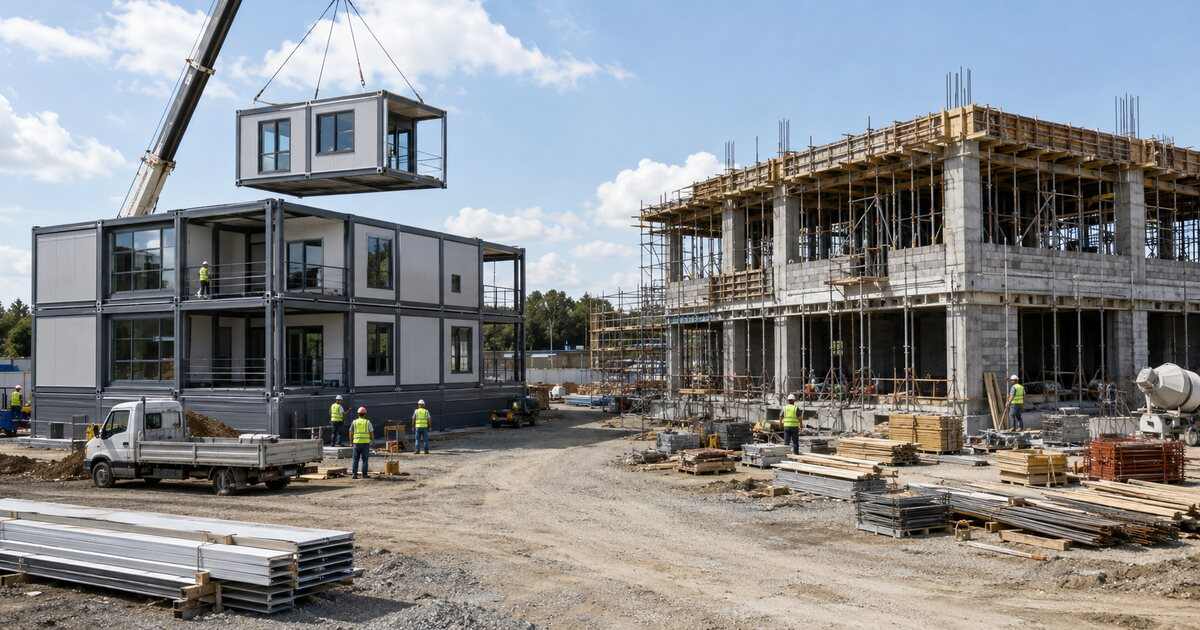 Modular Buildings vs Traditional Construction: What's the Difference?