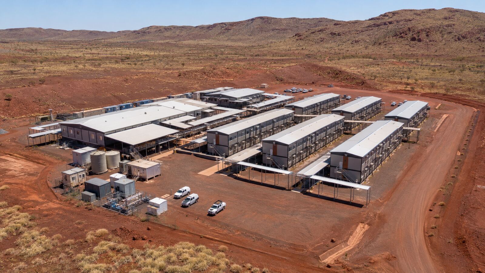 Heat-Resistant Modular Mining Camp in Australia: Rapid Accommodation for a Pilbara Iron Ore Project