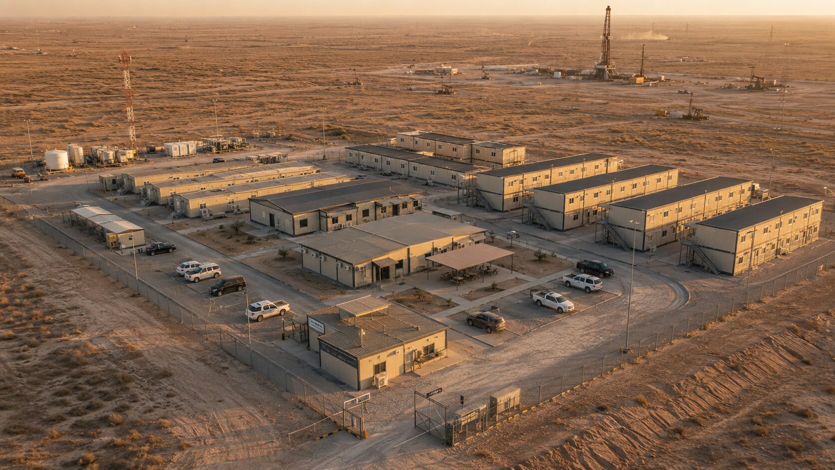 Modular Oilfield Accommodation Camp in Iraq | Oil and Gas Mobile Building Case Study