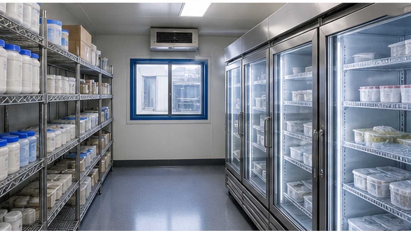 Modular Food-Processing Quality Laboratory and Sample Room
