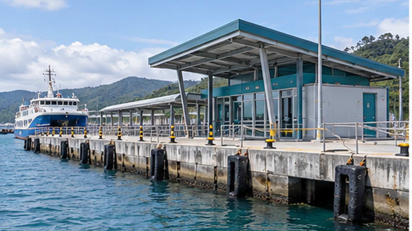 モジュール式沿岸フェリー旅客支援施設