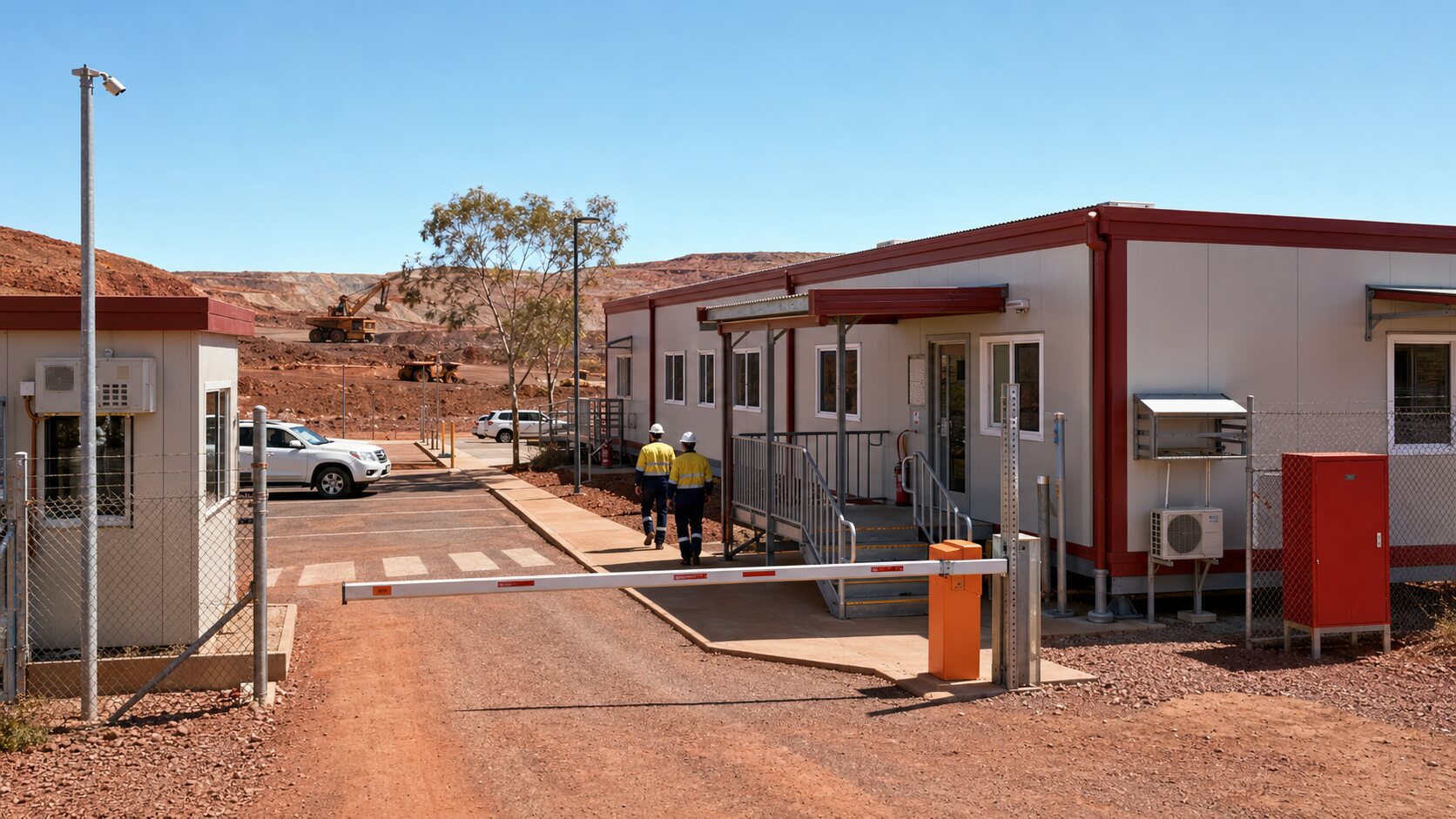 Modular Mining Accommodation Camp near Newman, Western Australia