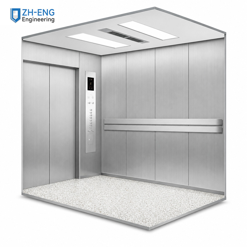 Double‑Handrail Medical Bed Elevator