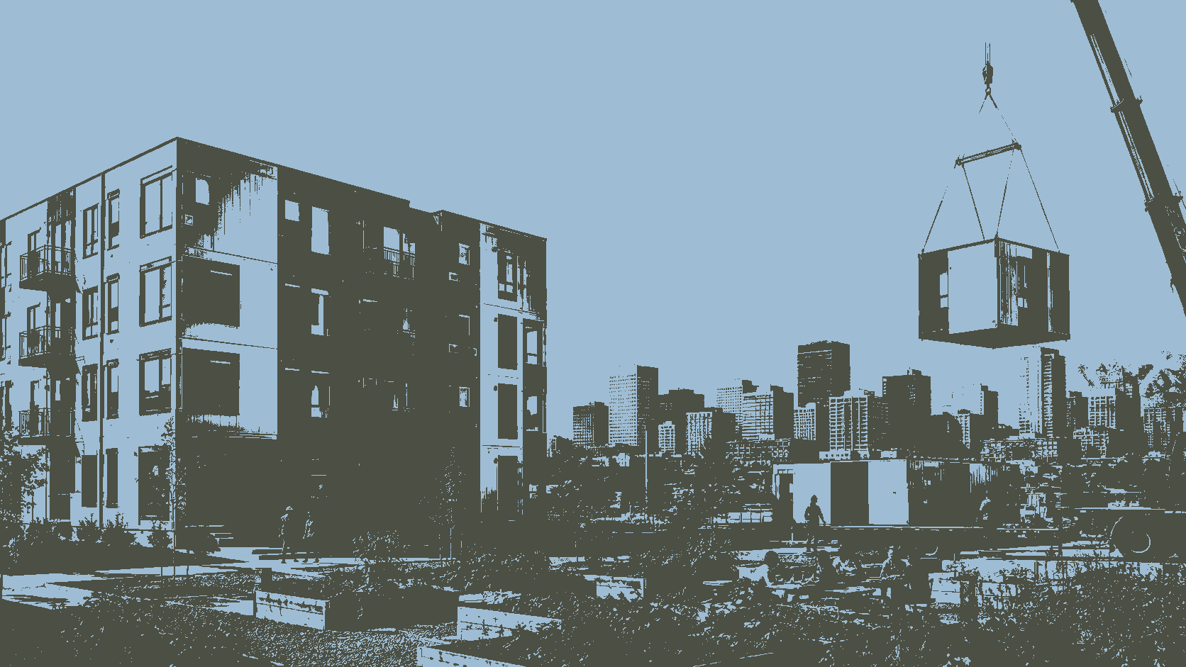 Le projet de 54 logements modulaires abordables de Denver met en valeur l'innovation fabriquée en usine