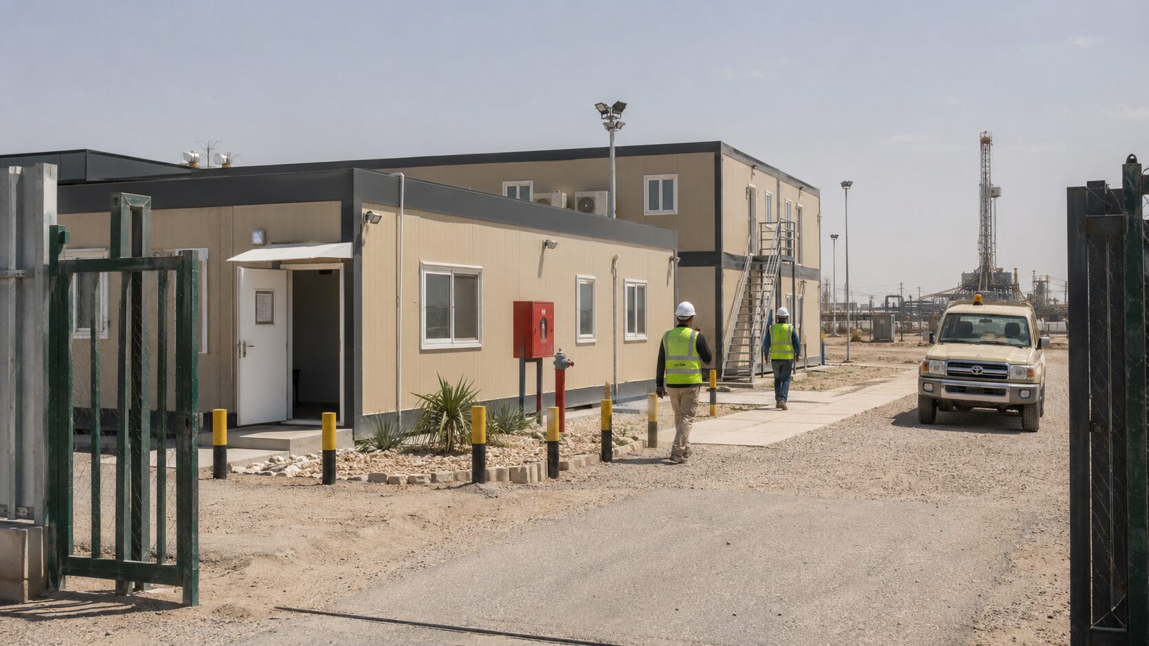 Modular Oilfield Accommodation Camp in Iraq | Oil and Gas Mobile Building Case Study