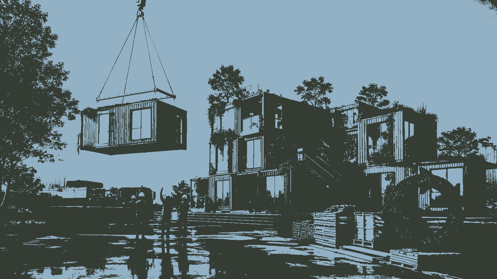 可重复使用的模块化建筑支持全球建筑中的循环经济目标