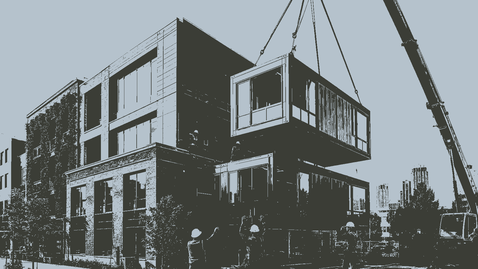 A construção modular apoia projetos de modernização e expansão de edifícios