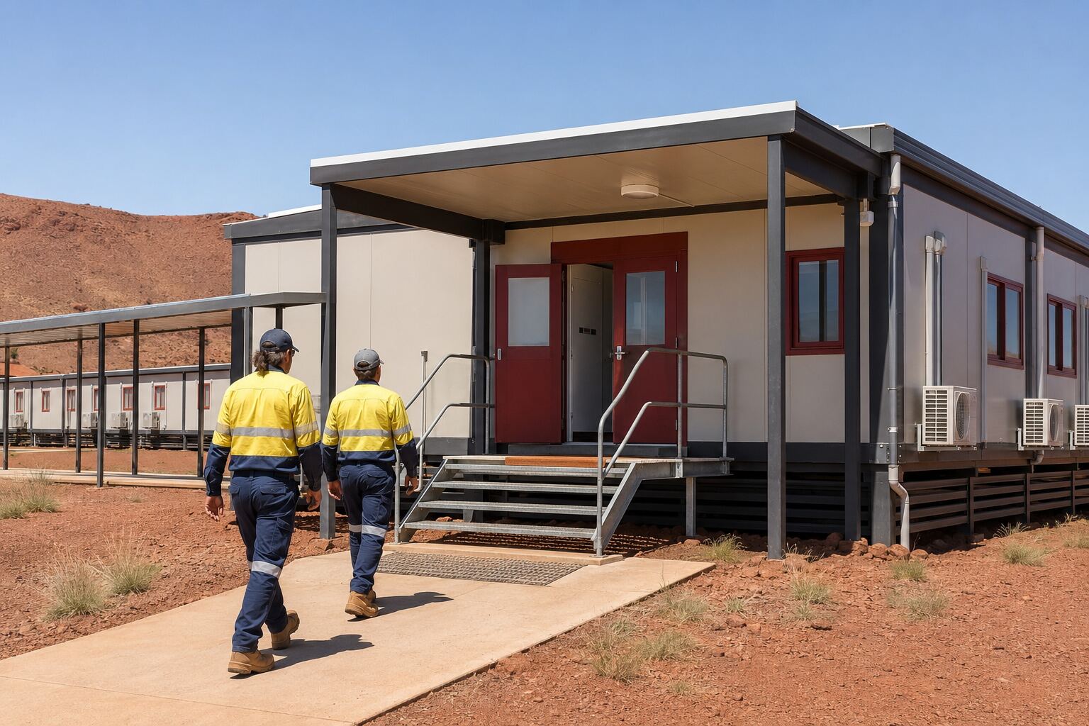 Heat-Resistant Modular Mining Camp in Australia: Rapid Accommodation for a Pilbara Iron Ore Project