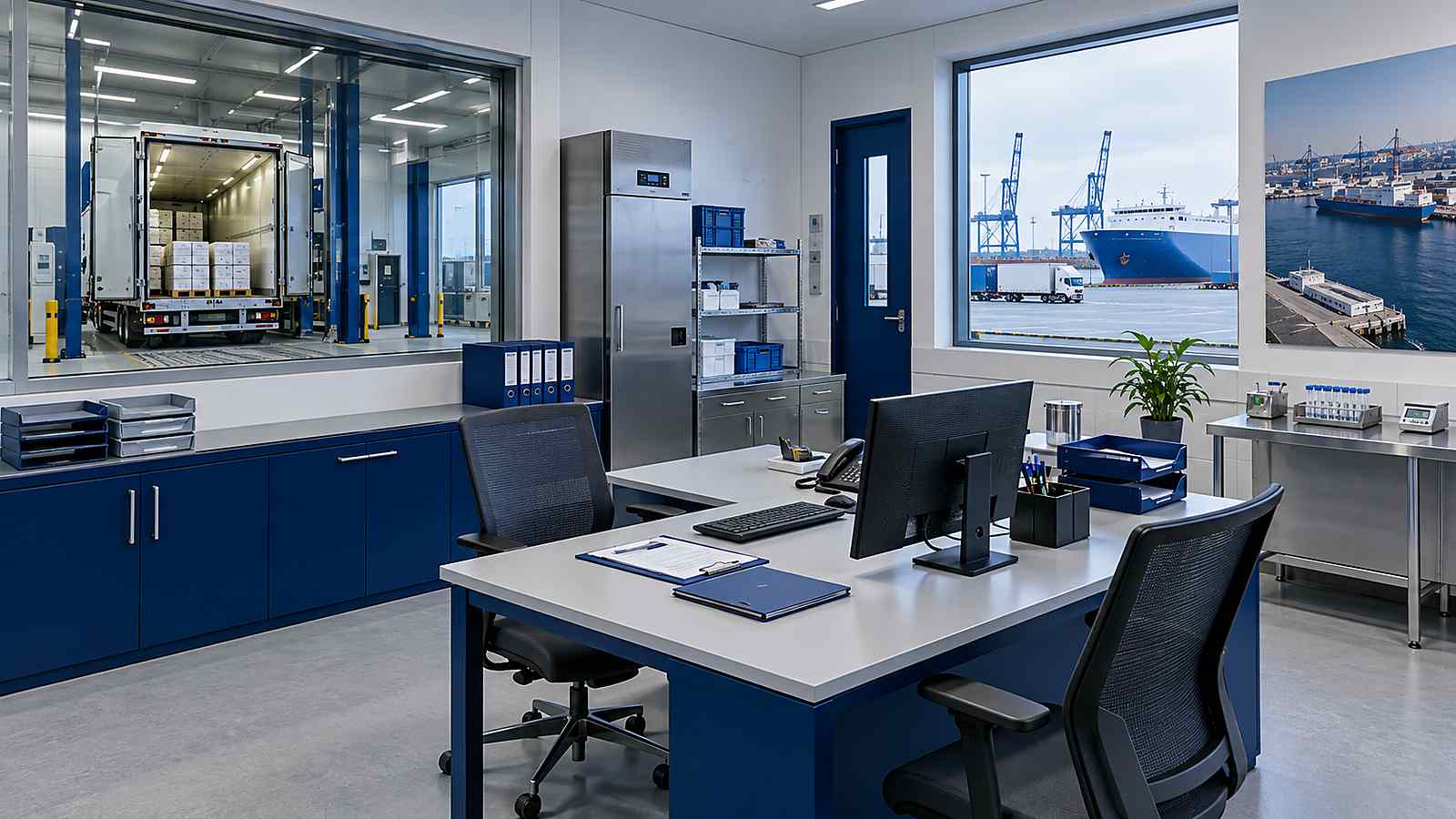 Modular Cold-Chain Inspection Facility in Klaipėda