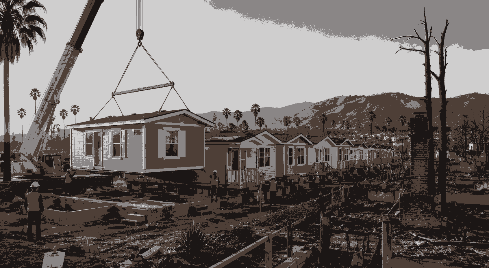 La Californie fait la promotion des logements préfabriqués pour la reprise après sinistre alors que les maisons mobiles deviennent une option de reconstruction rapide