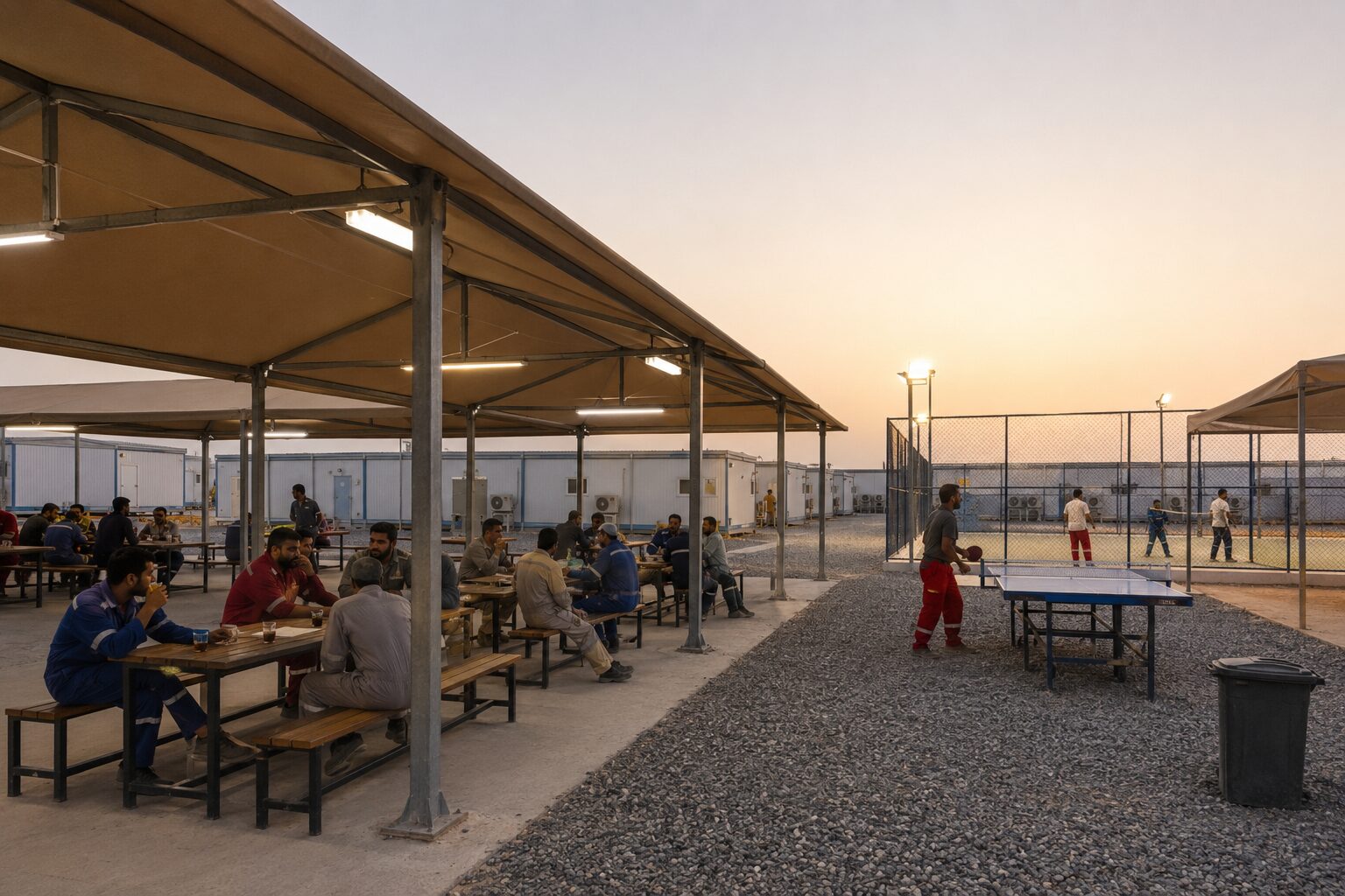 Modular Accommodation Camp for Oil & Gas Pipeline Construction in Basra, Iraq (2024)
