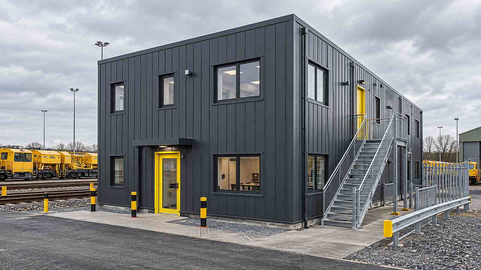 Modular Rail Maintenance Welfare and Control Facility