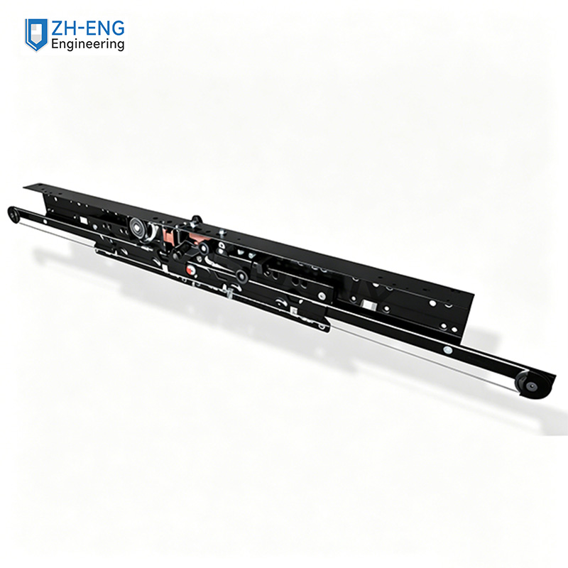 Two panels center opening landing door