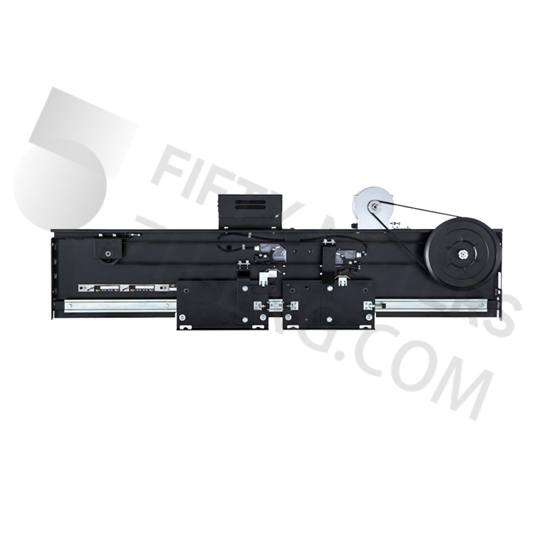 Center opening VVVF door operator