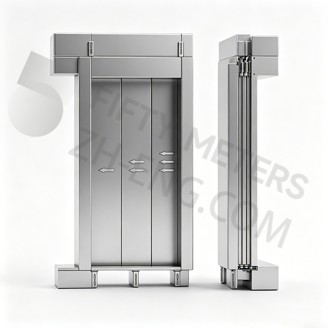 Fermator Type Three Panels Side Opening Landing Door