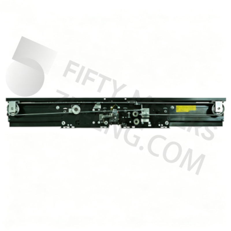 Center Opening Landing Door Device