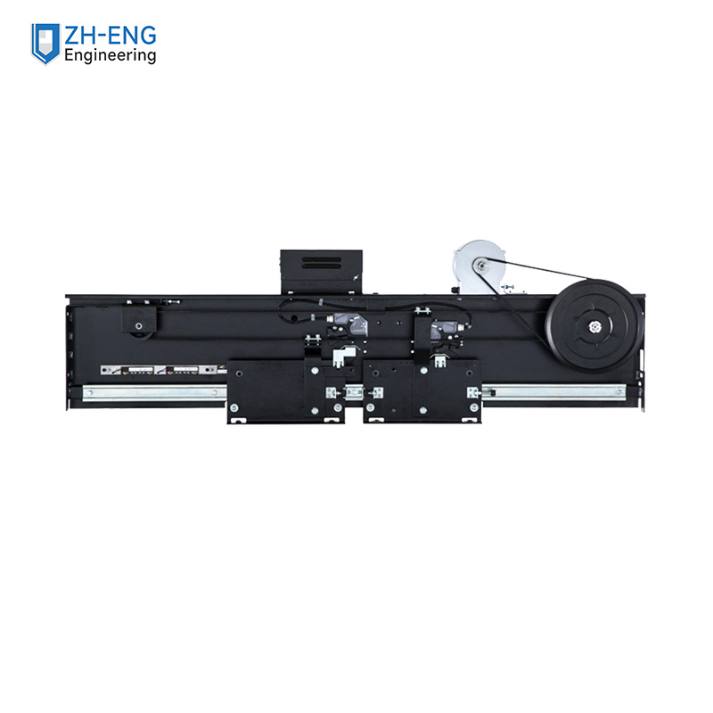 Center opening VVVF door operator