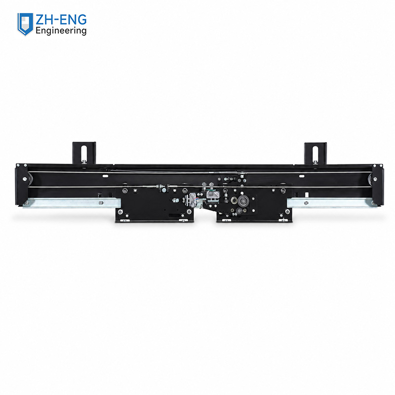 2-Leafs Center Opening Landing Door Device For Home Lifts(Common Spring Type)