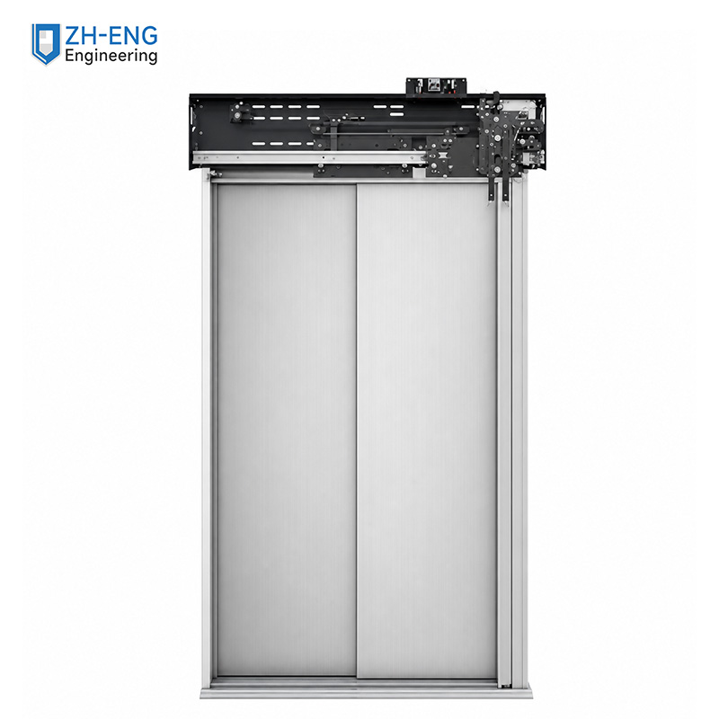 Side-opening two-panel car door