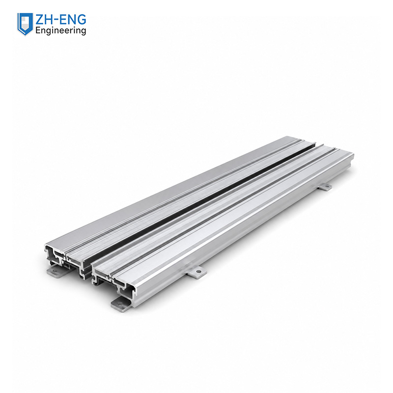 Center-split double-fold car/landing sill