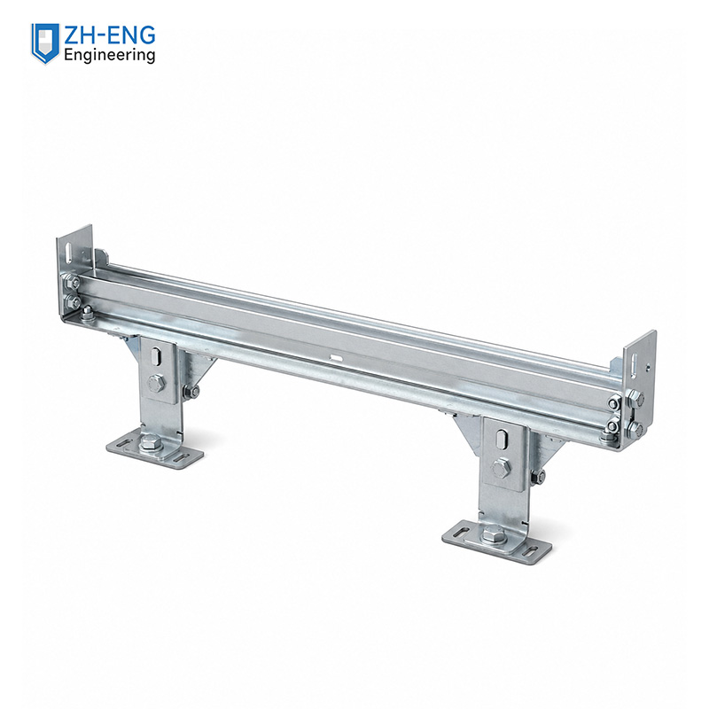Side-opening double-fold/center-opening double-fold landing sill bracket assembly