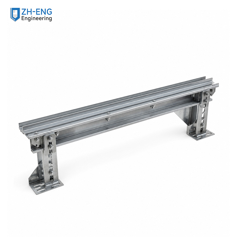 Side-opening double-fold/center-opening double-fold landing sill bracket assembly