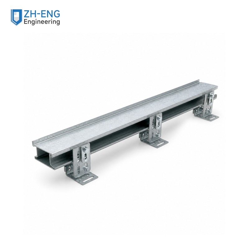 Side-opening double-fold/center-split double-fold landing sill bracket assembly