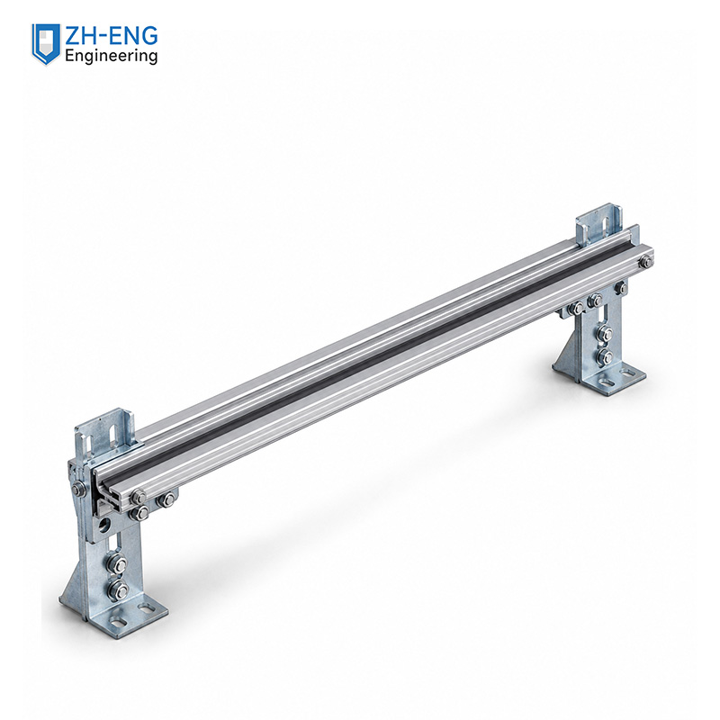 Side-opening double-fold/center-split double-fold landing sill bracket assembly