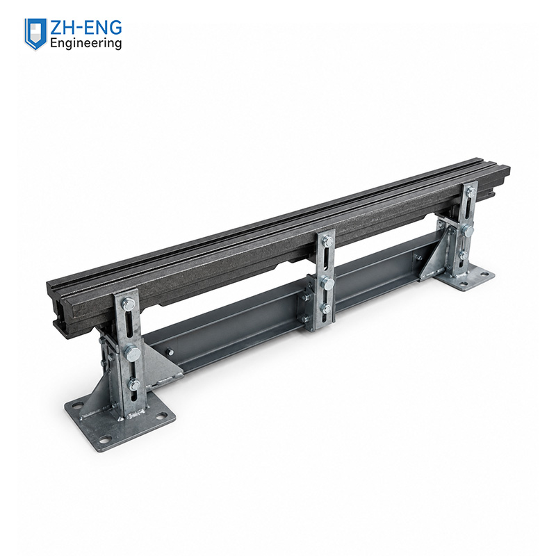 Side-opening double-fold/center-opening double-fold landing sill bracket assembly