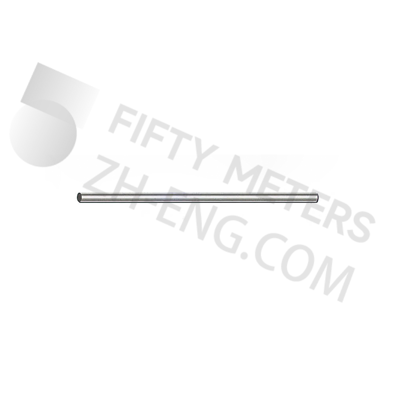 Stainless steel pipe with accrete