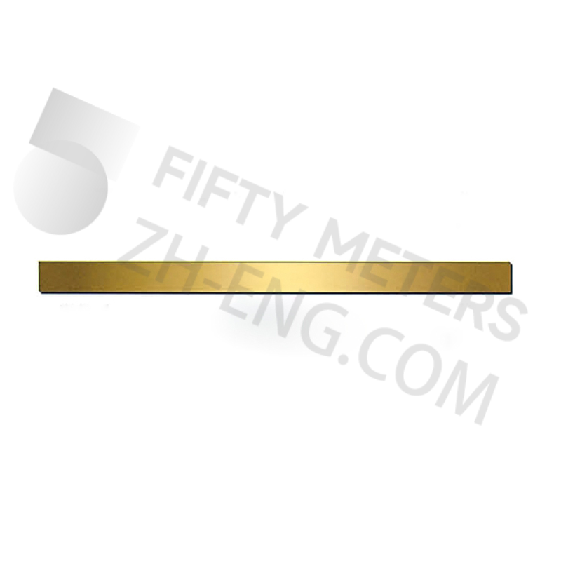 Stainless steel titanium hairline pattern/square head