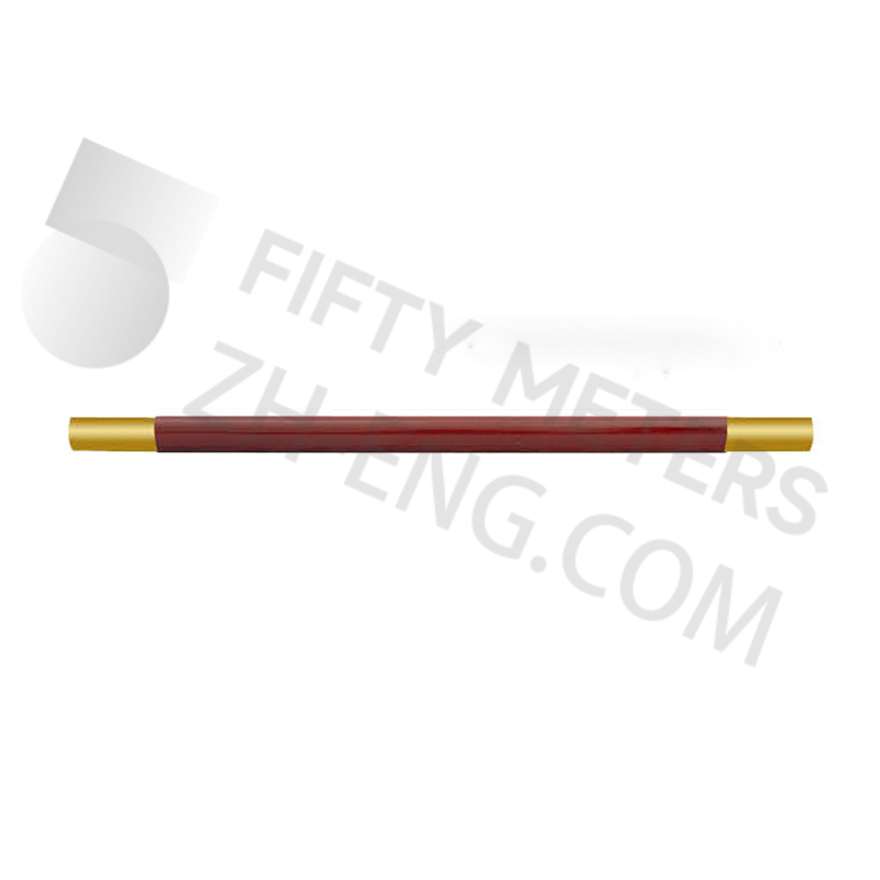 Round Rail of Stainless steel titanium with wood