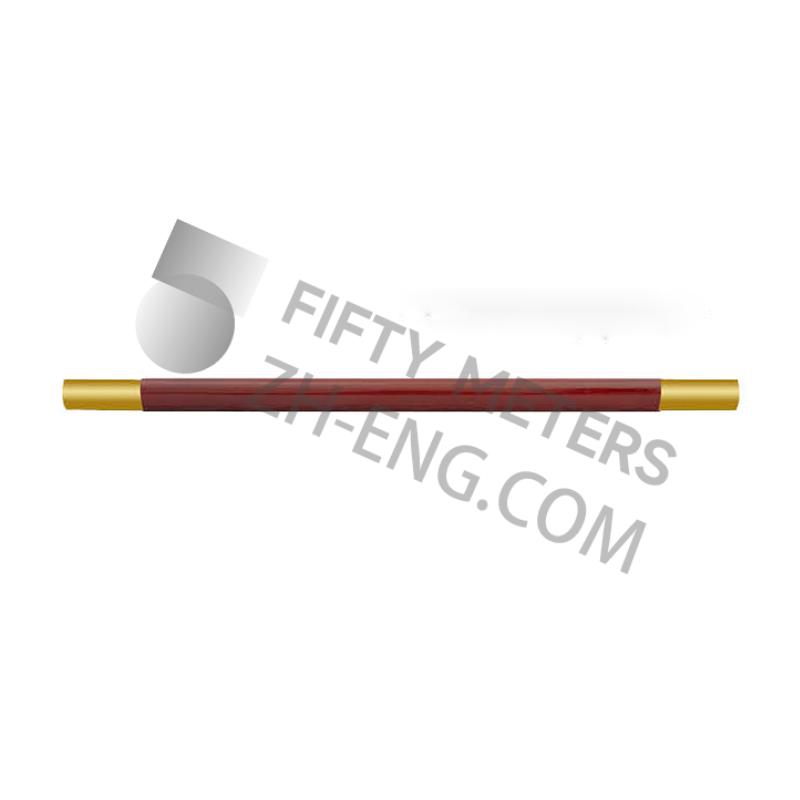 Round Rail of Stainless steel titanium with wood