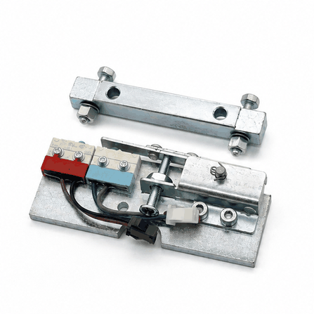 Thyssen elevator brake detection switch assembly with push rod (ThyssenKrupp)