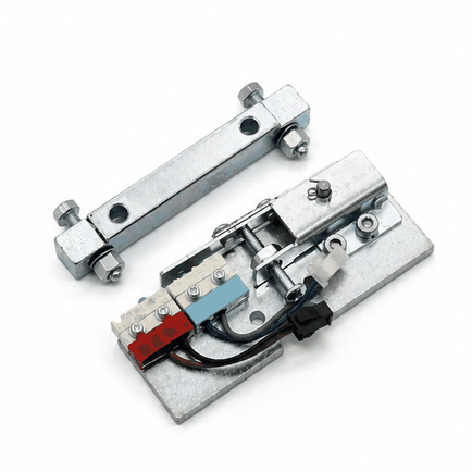 Thyssen elevator brake detection switch assembly with push rod (ThyssenKrupp)