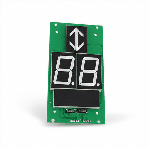 Car display board seven-segment code (KONE)