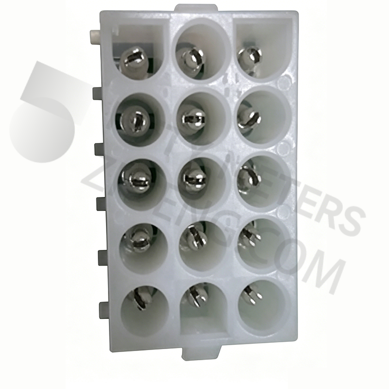 Series B connectors with male/female furrule